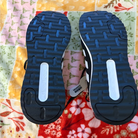 ❤️Adidas black and White Cloudfoam Sneakers Size 11  New X _PLRPTH Running Shoes - Picture 2 of 6